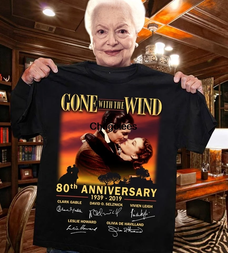 Gone with The Wind 80th Anniversary Thank You for Memories T-shirt |