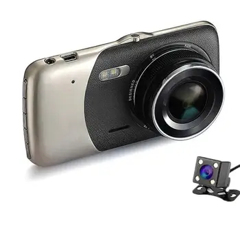 

4.0 Inch Dual Recording With Metal Case High-definition Driving Recorder Automatically Essential Accessories