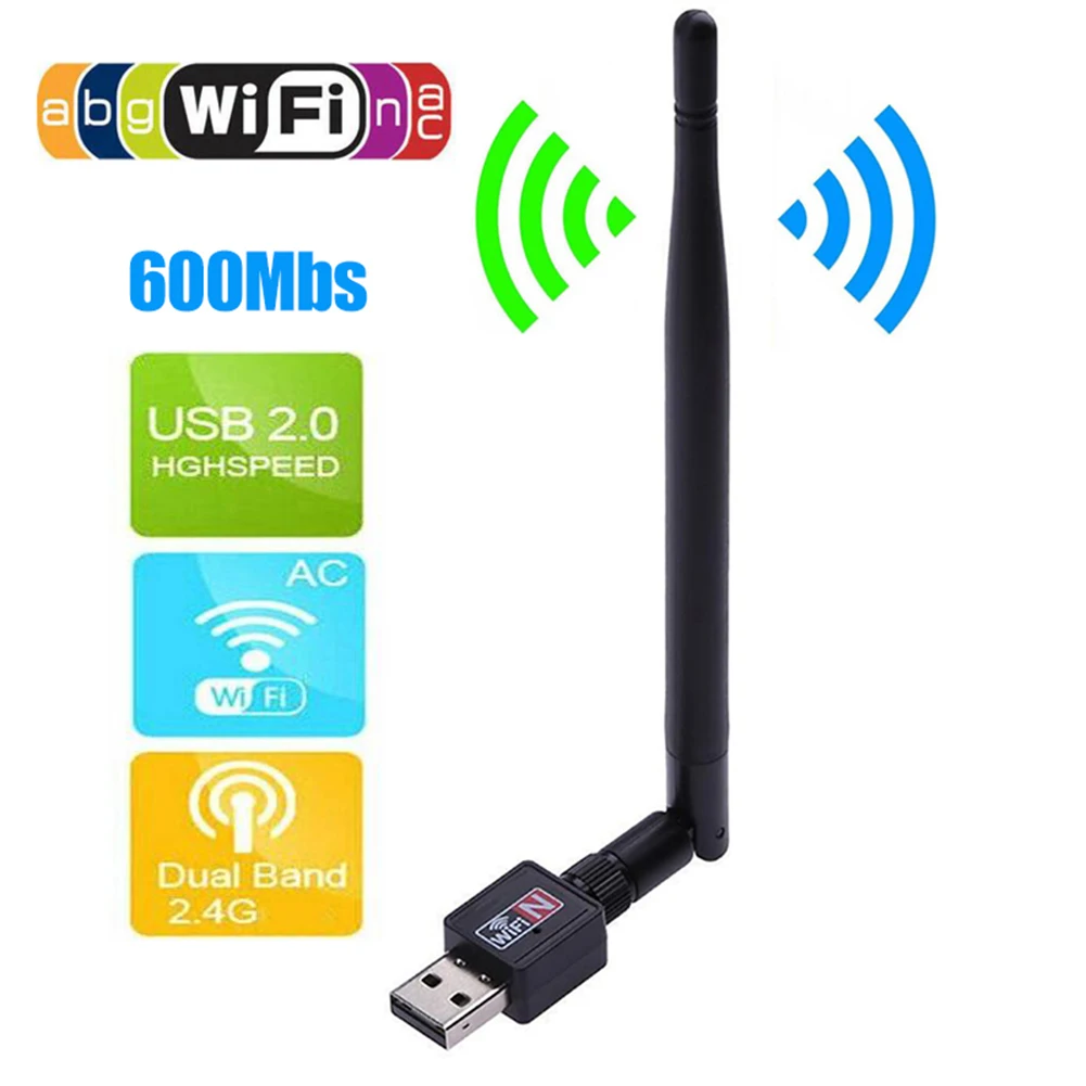 Беспроводной USB Wi-Fi роутер 600 Мбит/с антенной | Компьютеры и офис