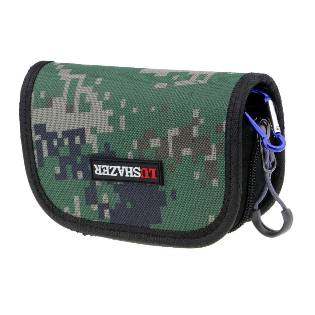 Fishing Spoon Lures Tackle Bag Wallet Spinner Hard Baits Storage Case Metal Jigbait Jig Spoon Bag Fishing Tackles Bag