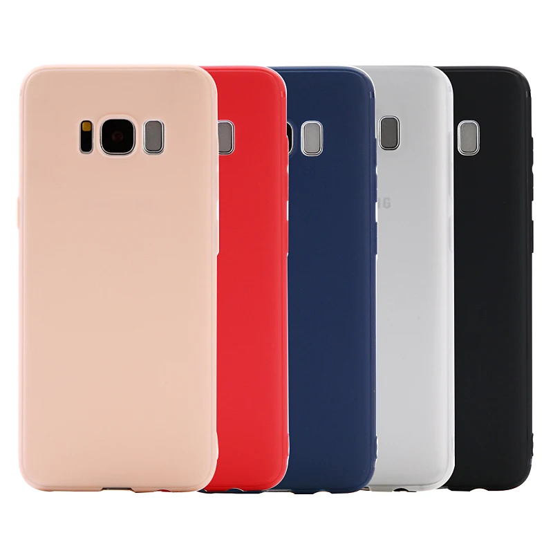 Ultra thin Matted Shockproof Silicone Phone Case For Samsung Galaxy S10e S10plus S10 S9 J7 J5 Candy Color Protection Back Cover|Бамперы| |