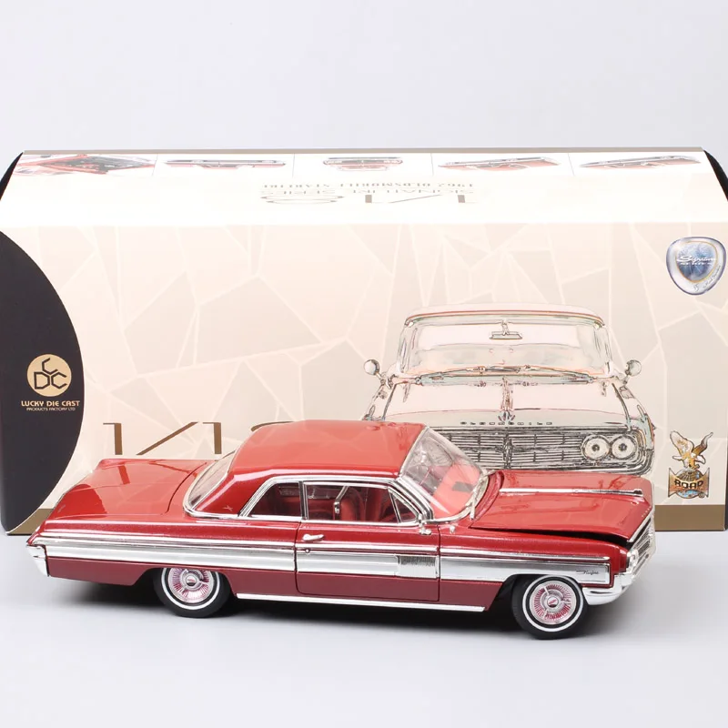 1/18 весы классические винтажные Роскошные GM 1962 Olds мобильный StarFire 98 автомобили литой автомобиль металлическая модель игрушечный автомобиль миниатюрный мальчик