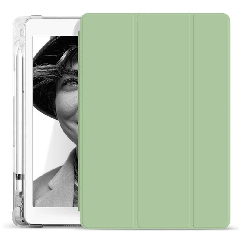 Для iPad Pro 11 2020 Air3 10 5 2 2019 чехол с держателем карандаша для i Pad 2017 2018 12 9 Mini Coque