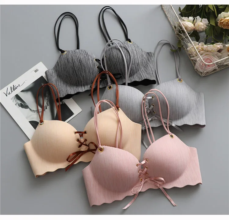 CINOON Super Push Up bras Sexy seamless women's underwear Wire Free Female bralette beauty back lingerie Ladies Brassiere (15)