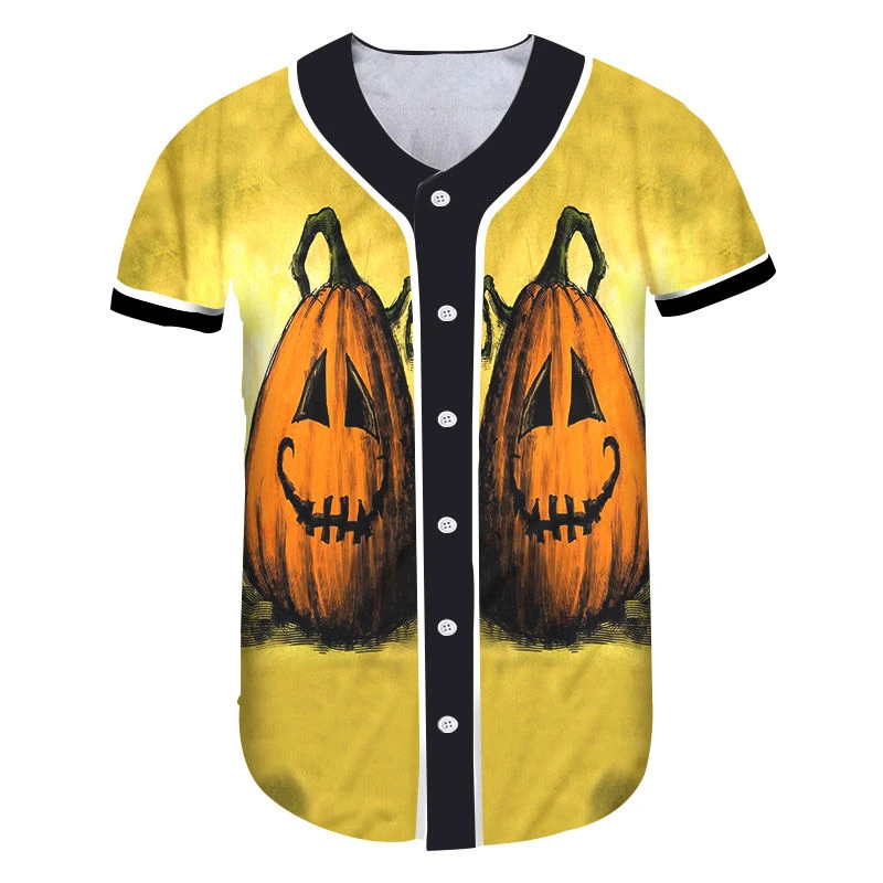 halloween baseball jersey