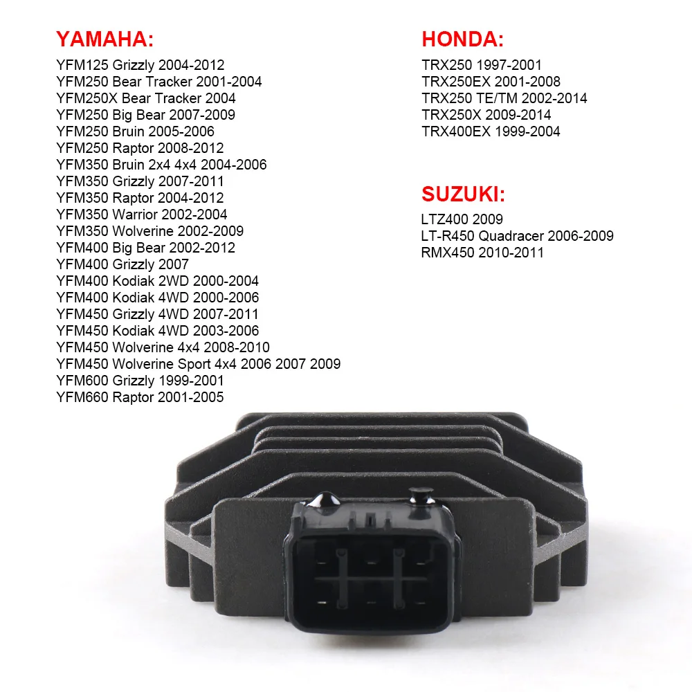 Напряжение Регулятор выпрямителя Для Honda TRX400EX 1999-2004 для Suzuki RMX450 2010-2011 LTZ400 2009 LTR450 06-09