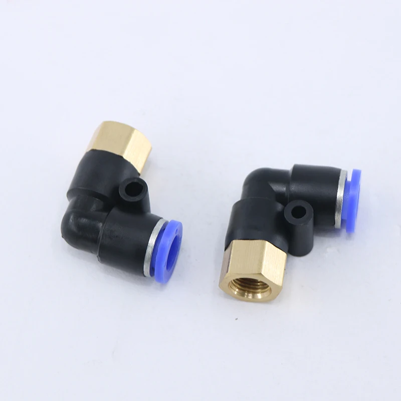 Пневматический соединитель серии PLF Внутренний Зуб локоть трубки воздуха Push в