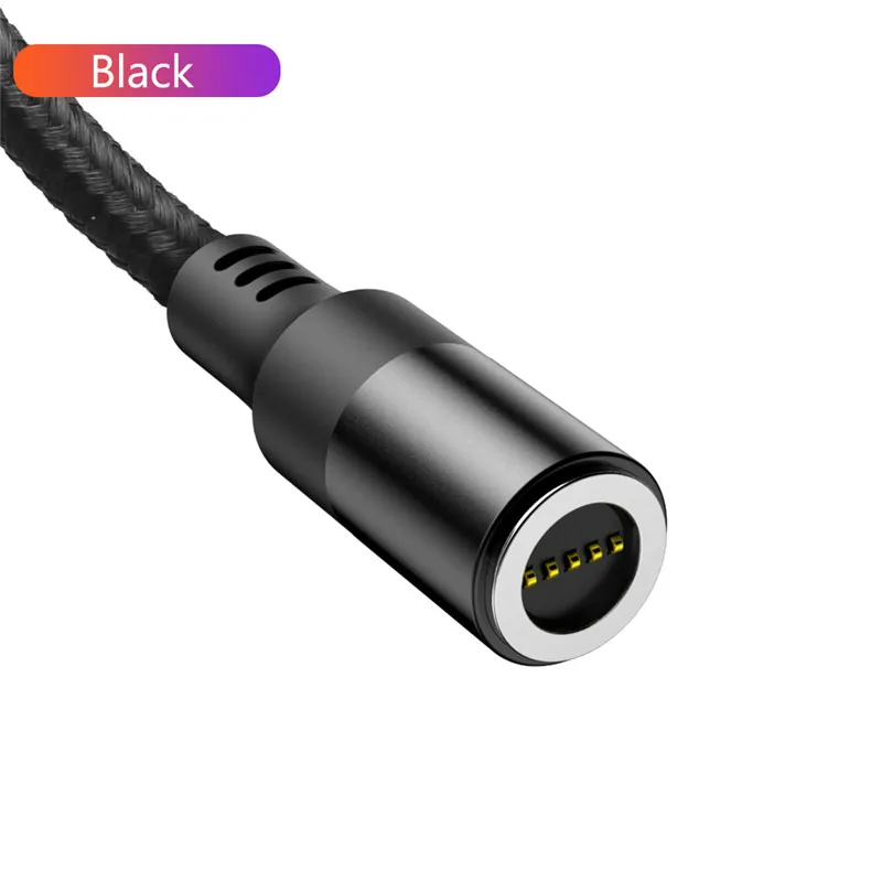 1 м 2 м Магнитный Micro USB кабель для iPhone X XS samsung Android Phone 3A Быстрая зарядка usb type C кабель магнитное зарядное устройство провод шнур - Цвет: No Plug only Cable