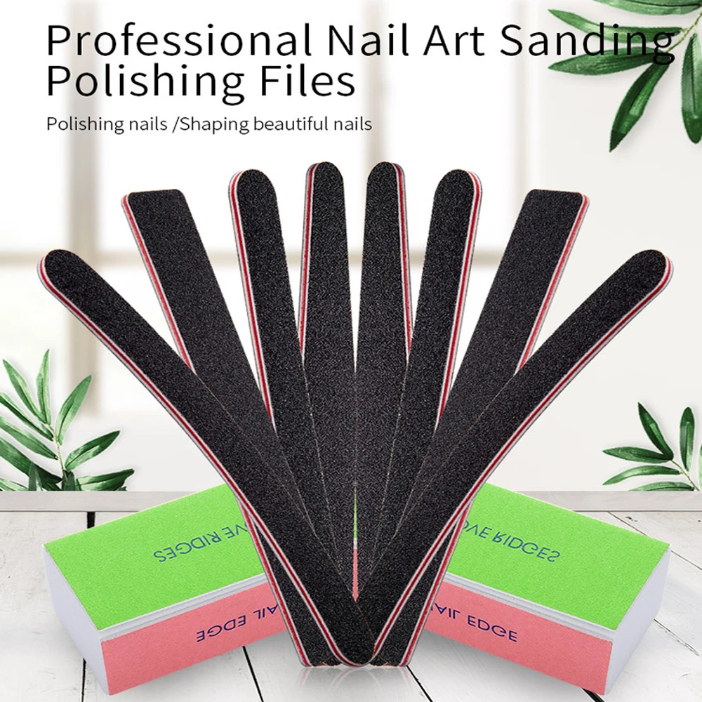 12 шт./компл. Nail Art Файлы для очистки от пыли буфера пилка для ногтей лакировочная краска УФ-гель лак для ногтей Маникюр Педикюр Инструменты Набор