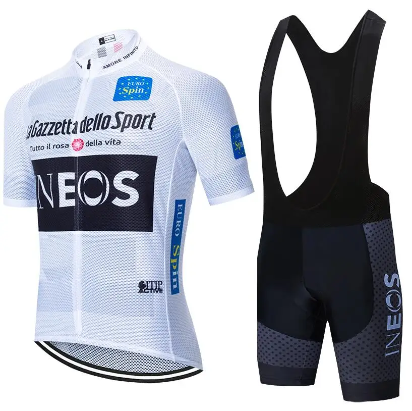 Велосипедная команда INEOS Джерси 20D велосипедный короткий костюм Ropa Ciclismo мужские