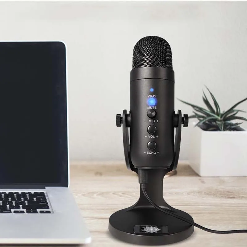 Usb Gaming Microphone For Video Meeting Zoom Online Class On Pc