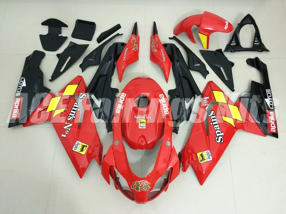 

New ABS Injection molding Fairing Kit Fit for Aprilia RS125 06 07 08 09 10 11 RS4 RSV 125 2006-2011 Full Fairings set custom red