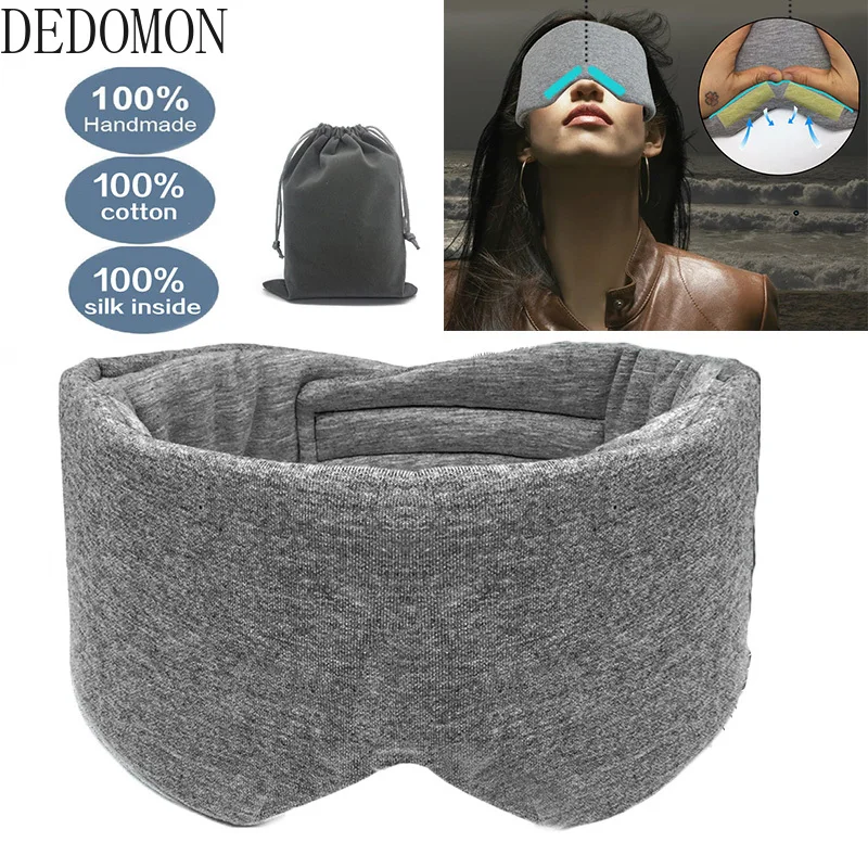 

Sleeping Mask Eyepatch Soft Eye Sleep Mask Manta Modular Adjustable 3D Breathable Travel Relaxing Sleeping Aid Blindfold