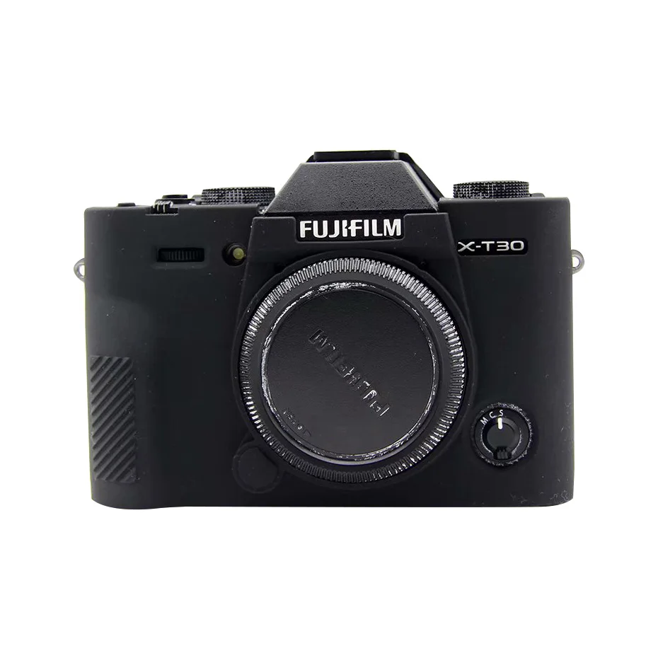 Сумки для камеры Fujifilm X-T30 мягкие силиконовые чехлы цветной резиновый чехол для Fuji XT30 защитные аксессуары для тела открывающийся аккумулятор