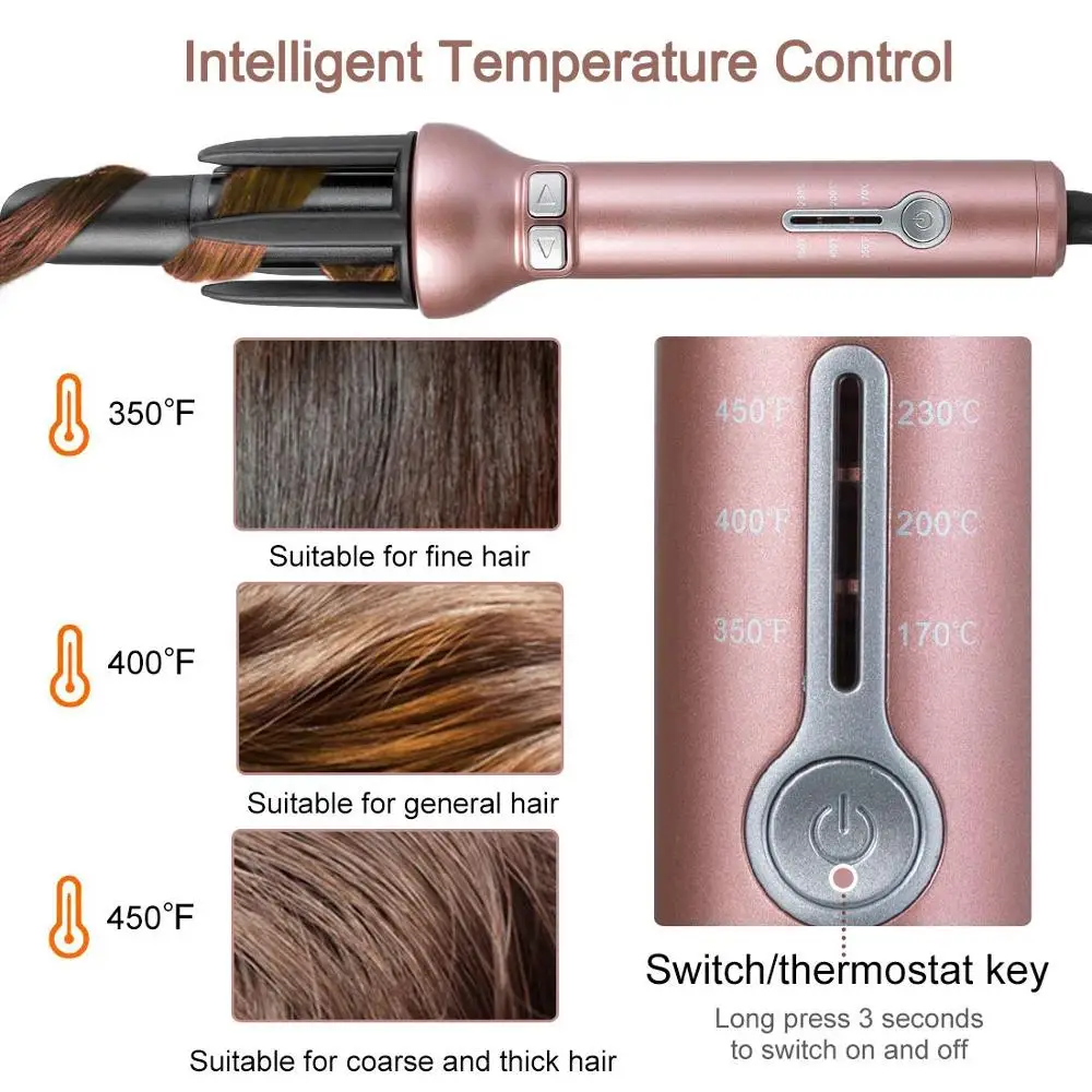 Hair Curler Automatic Curling Iron Hair Styling Ceramic