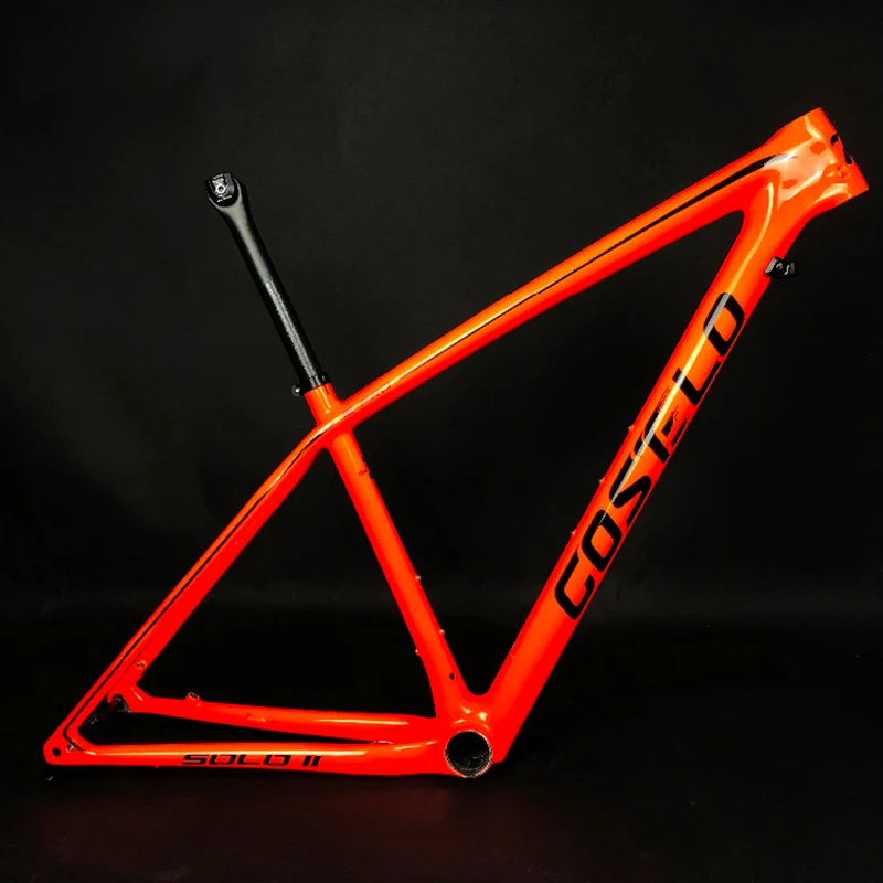 T1000 углеродного волокна Costelo SOLO II горный велосипед MTB 29er карбоновая рама для