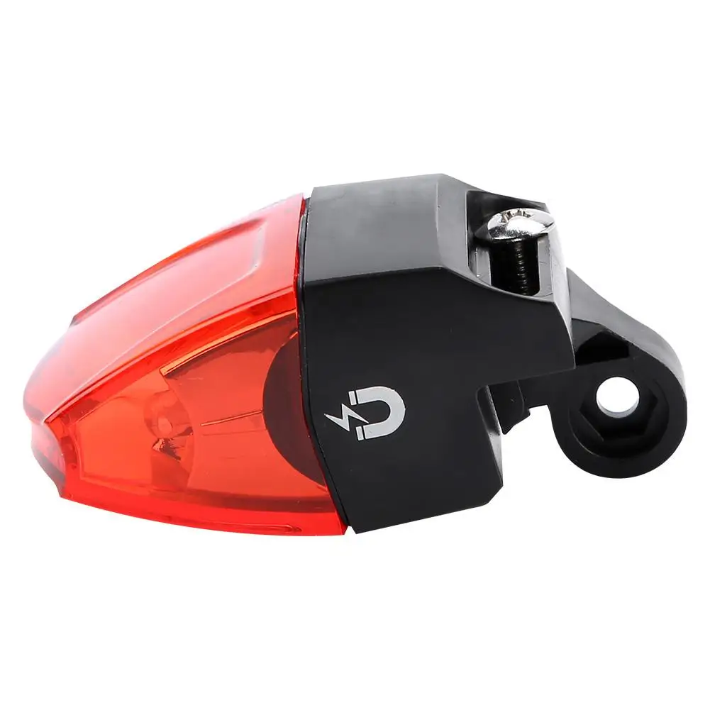  Self-powered Bicycle Tail Light Waterproof Bicycle Lamp Rotatable Mountain Road Bike Light Night Cy