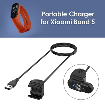 

Charger Adapter Wire For Xiaomi Mi Band 5 Miband 5 Smart Wristband Bracelet Mi band 5 Charging cable Band 5 USB Charger Cable