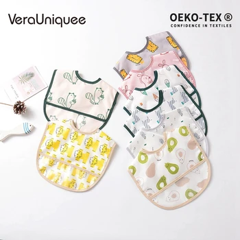 

VeraUniquee Bibs Baby Newborn Babador Bandana Fashionable Soft Breathable Baby Bibs Waterproof Adjustable Bibs For Children