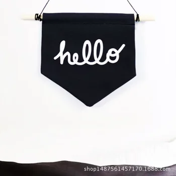 

Northern Europe INS Children's Room Living Room Bedroom Wall Decoration Decorative Hanging Cloth Flag Hanging Painting Wall Hang