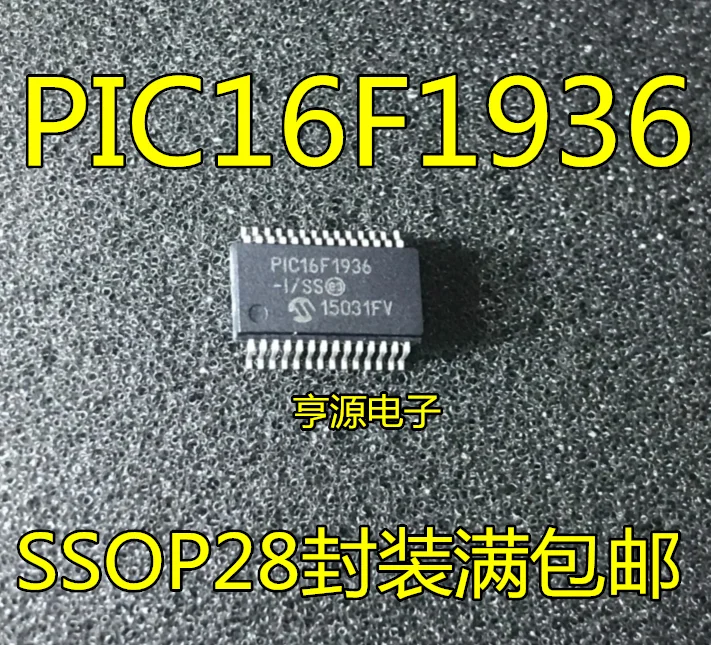 5 шт. PIC16F1936-I/SS PIC16F1936 SSOP28 микрочип контроллер IC