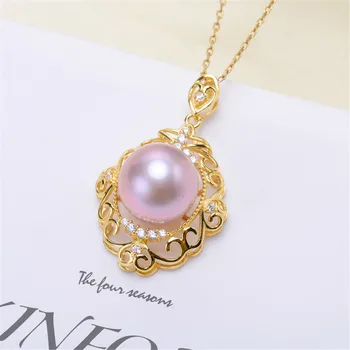 

S925 Sterling Silver Material Pendant Clasp Pearl Pinch Clip Bail Pendant Connectors Bail Beads Jewelry Findings Accessories
