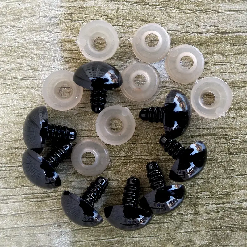 100pcs 8/10/12/14mm Plastic Safety Eyes For Toys Diy Mix Size Crochet Animal Eye For Doll toys amigurumi Accessories - Image 4