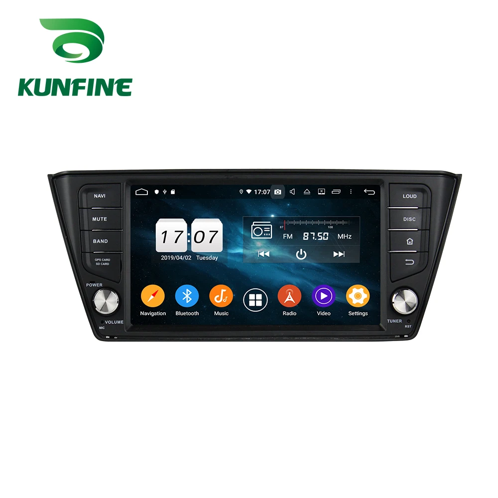 Clearance Android 9.0 Octa Core 4GB RAM 64GB Rom Car DVD GPS Multimedia Player Car Stereo for SKODA Fabia 2015-17 Radio Headunit WIFI 2