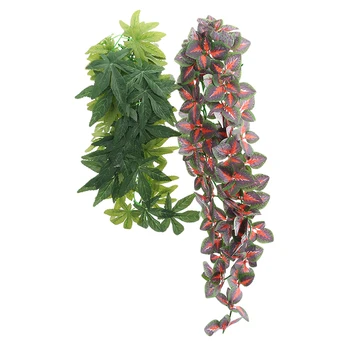 

Artificial Hanging Plants Vine Fake Leaves Greeny Chain Wall Home Room Garden Wedding Garland Outside Decoration