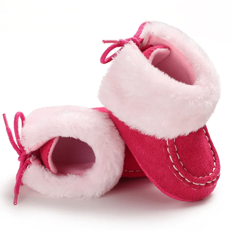 MissAbigale Winter Baby Shoes For Newborn Baby Shoes Infant Boys Girls Keep Warm Booties For Baby First Walkers