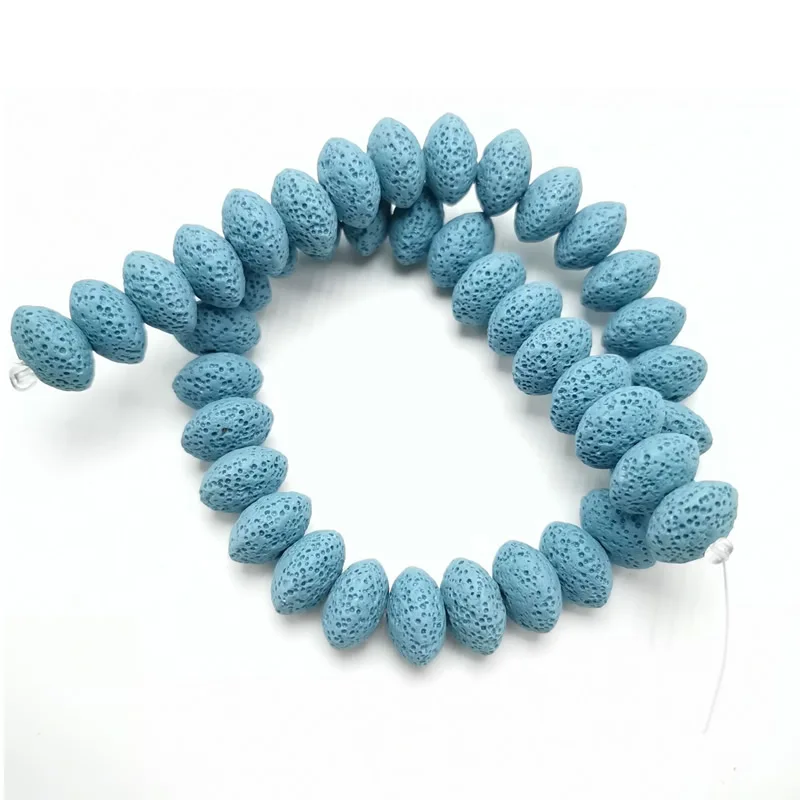 Натуральный вулканический камень Beads5X8/10x15 мм многоцветный вулканический камень свободные бусины для DIY Ожерелье Браслеты Серьги Изготовление ювелирных изделий - Цвет: 1