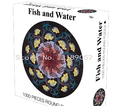 1000 set8 Детские игрушки, головоломка, Круглый пазл, игрушка, океан, мечта и динозавр, мир, 1000 капсул, упражнения, рука и ум, игрушка, головоломка, игра - Цвет: 1000 set8