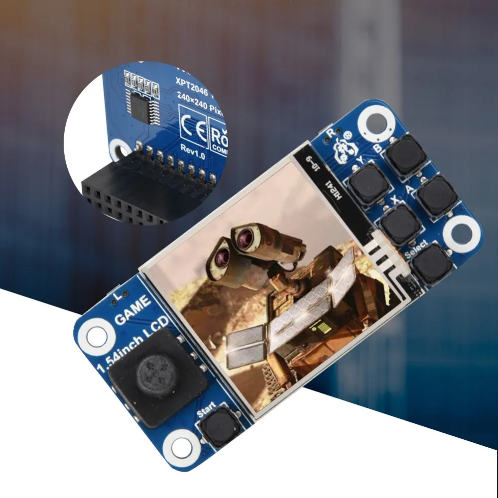 Мини игровая консоль 1.54in ЖК-дисплей сенсорный экран для Raspberry Pi 2019 Новый
