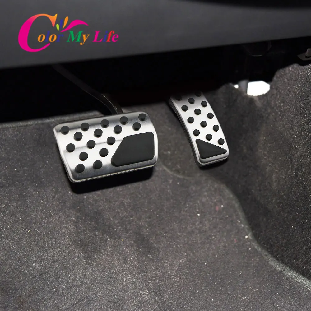 

Color My Life AT Car Pedal Cover Fit for Jeep Compass Liberty Patriot Patriot for Dodge Journey JCUV Fiat Freemont Auto Pedals