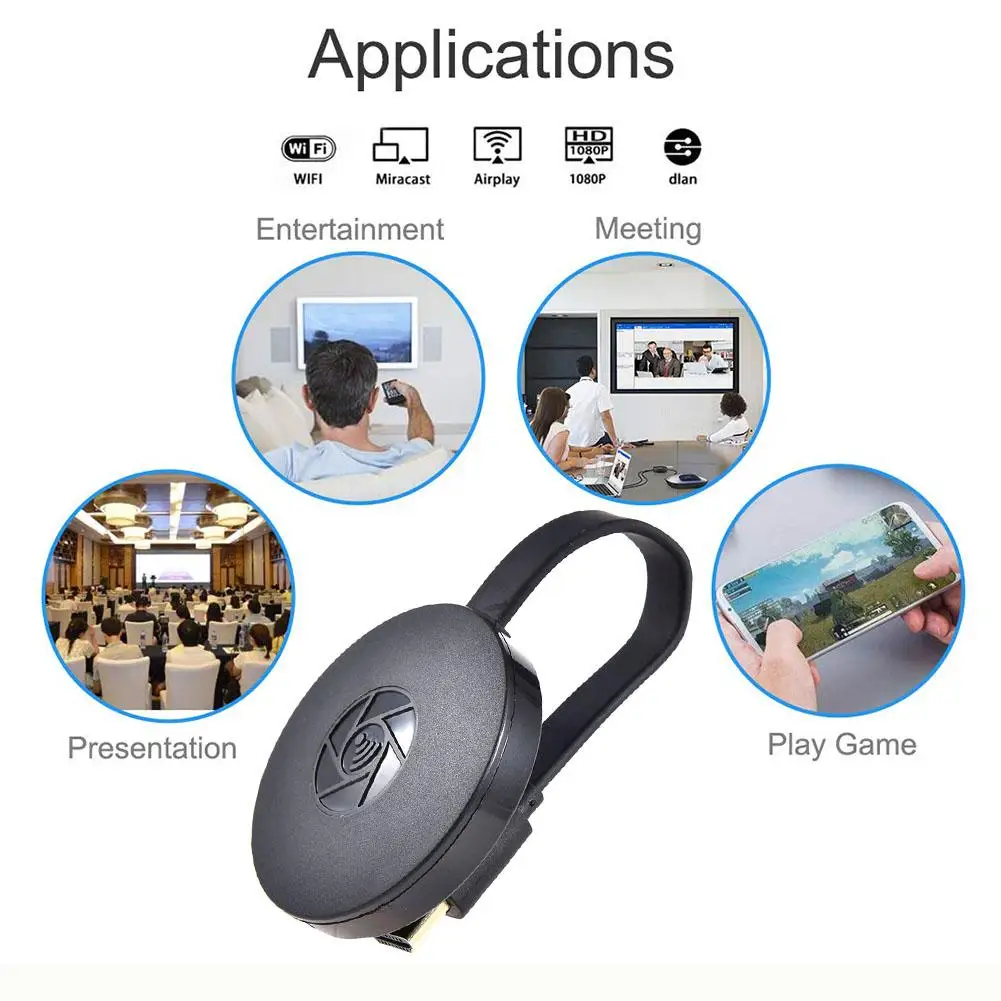 Newest TV Stick 1080P MiraScreen G2 TV Dongle Receiver Support HDMI Miracast HDTV Display Dongle TV Stick For Ios Android