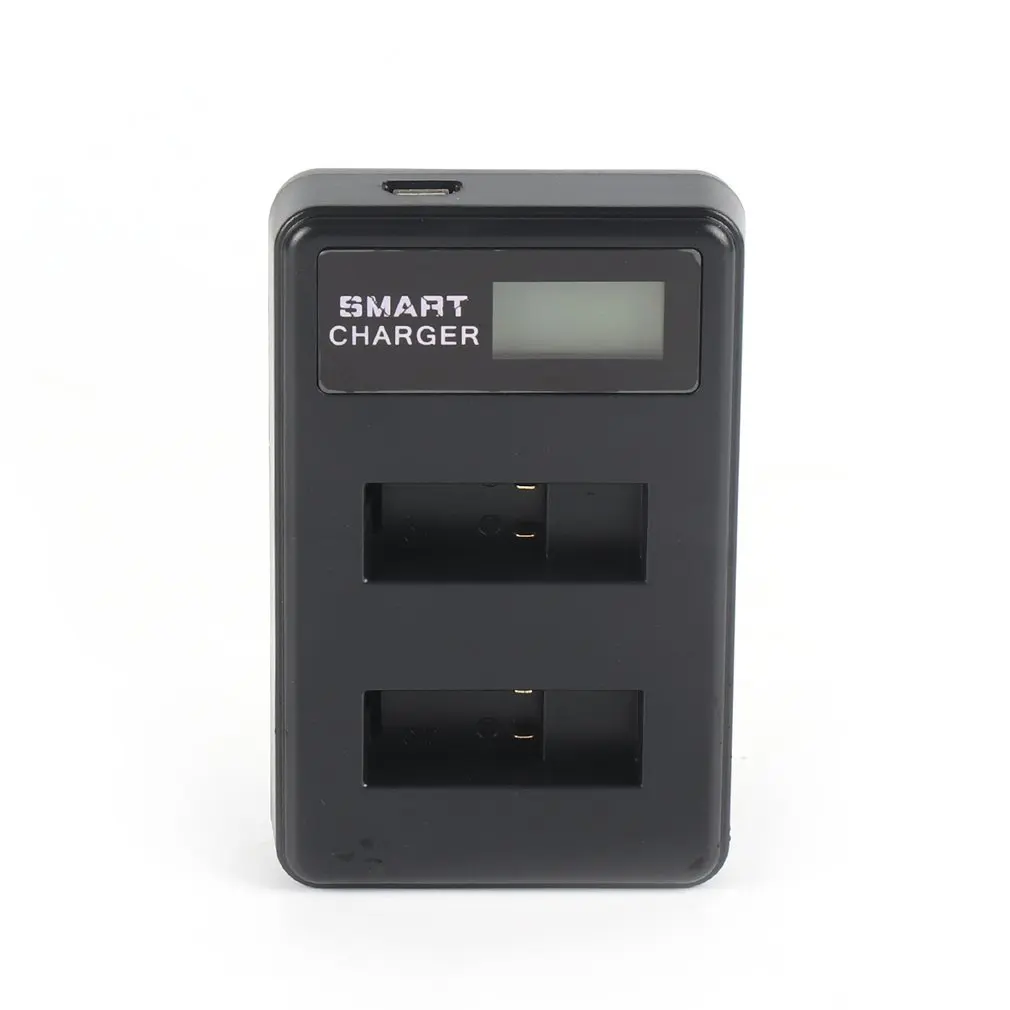 Умное зарядное устройство с двумя USB портами и ЖК дисплеем для экшн Камеры Gopro Hero