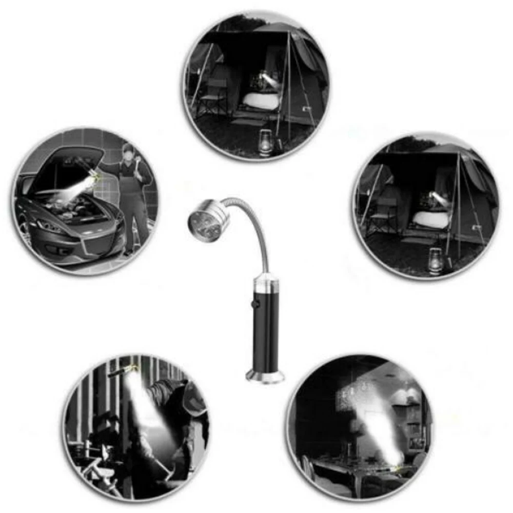 1pc Magic Outdoor Barbecue Grill BBQ Light LED Magnetic Base Flexible Gooseneck BBQ Lights for Reading Camping Working Mechanins 1pc Magic Outdoor Barbecue Grill BBQ Light LED Magnetic Base Flexible Gooseneck BBQ Lights for Reading Camping Working Mechanins