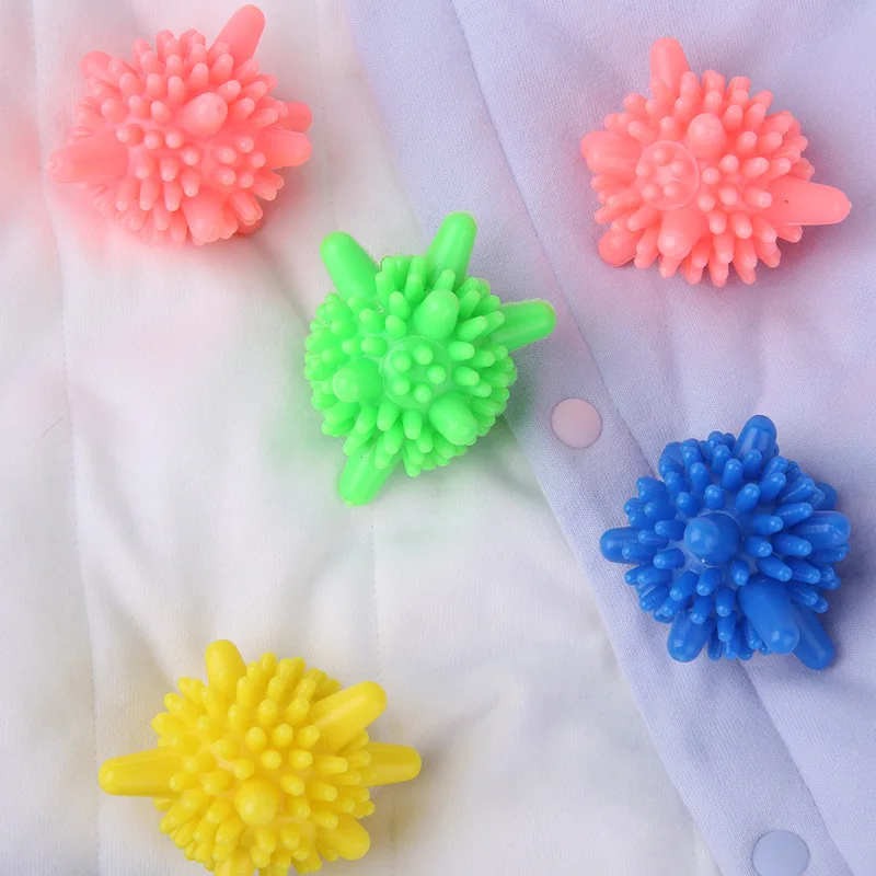 Magic Laundry Ball 10Pcs/Set Reusable Household Washing Machine Clothes Softener Remove Dirt Clean Starfish Shape PVC Solid New