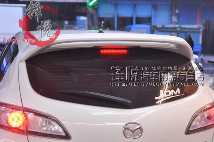 Подходит для mazda 3 MPS спойлер из АБС-пластика заднее крыло