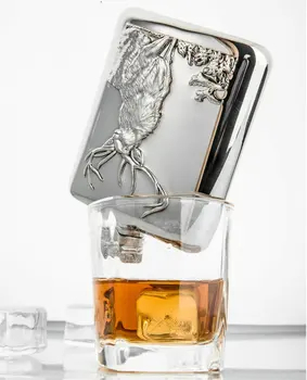 

6 oz handmade stainless steel small wine bottle outdoor portable hip flask to send funnel pocket alcohol bottle whiskey mini jug