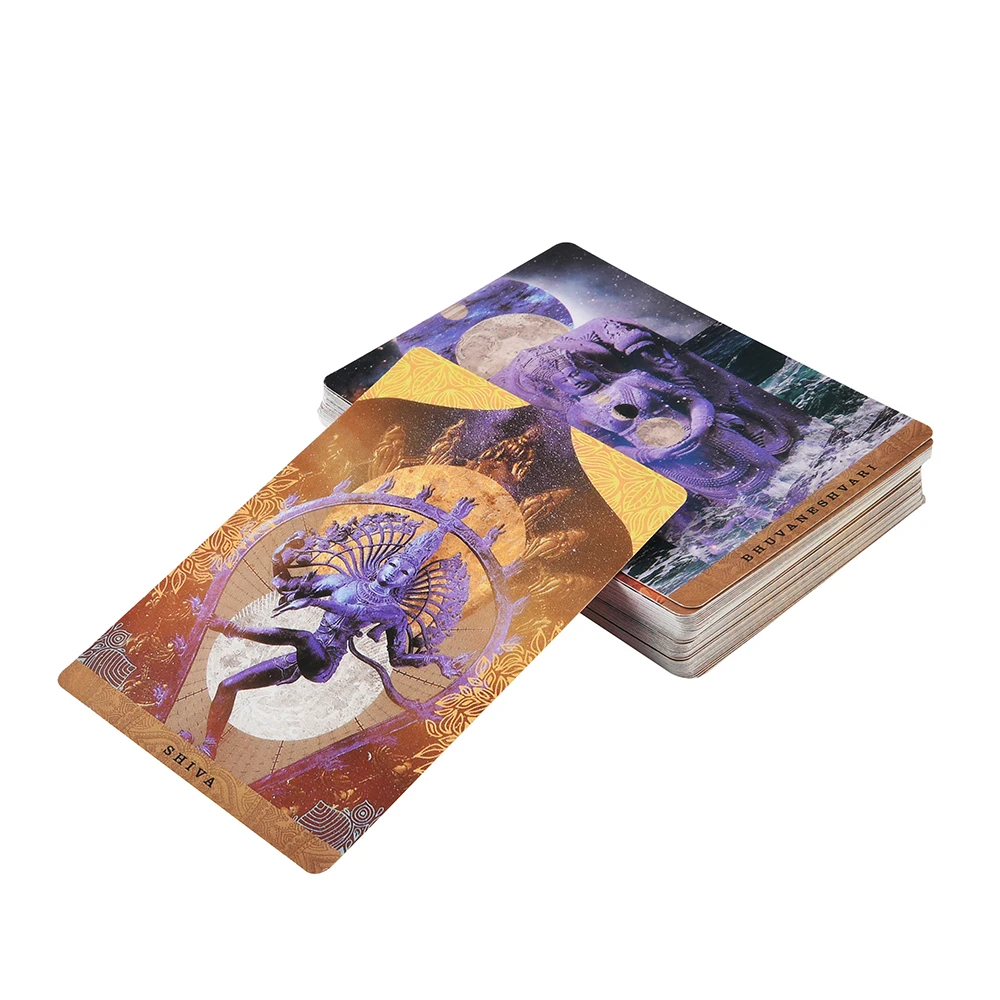 Палубная карта A Yogic Path Oracles и электронная гида игра Таро игрушка гид для гадания