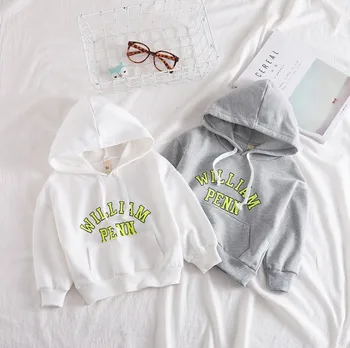 

only sweater 1pc new 2020 spring boys letter sweater with hood boys handsome spring autumn sweater