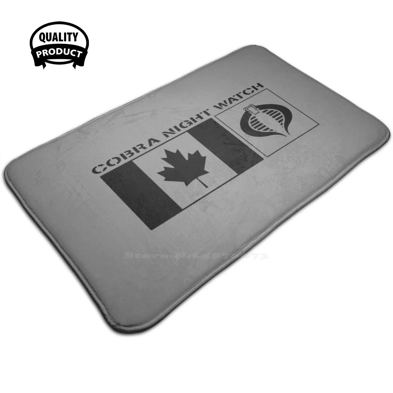 Gi Joe Night Watch Canada Flag Logo Soft Foot Pad Room Goods Tappeto Tappeto Gi Joe Gijoes Gi Joes G I Joe 80S Toys Arah Co Nder