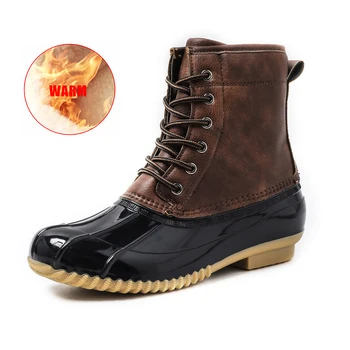 

Winter Women's Hiking Boots Lady Duck Boot Waterproof Snow Boots Women Rain Boots Ankle Shoes Fur Women Trekking Shoes Outdoor