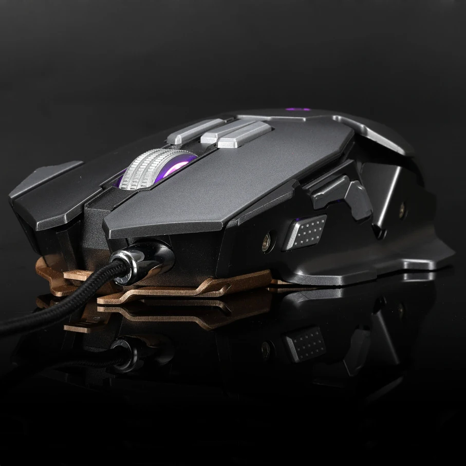 Bosston игровая мышь 3D Steelseries 3200 dpi Программирование геймерские мыши для игровых ПК ноутбука USB Проводная мышь GM650