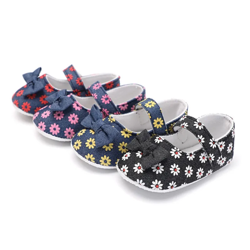

Spring Fashion Toddler Shoes Shallow Baby Shoes Newborn Girl Footwear Flower Baby Princess Shoes For Newborns 0-18 Months
