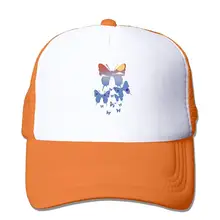 Tsdfccreativ Бабочка защита от солнца регулируемые шапки быстросохнущая сетчатая шляпа оранжевый