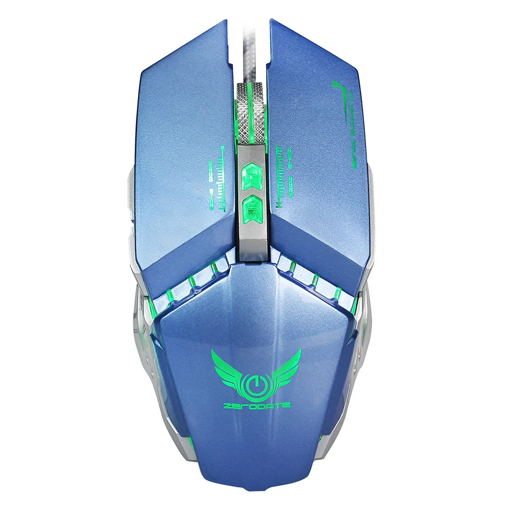 EPULA мышь X700 3200 dpi Оптическая Проводная игровая Механическая мышь для планшета ноутбука ПК - Цвет: NY