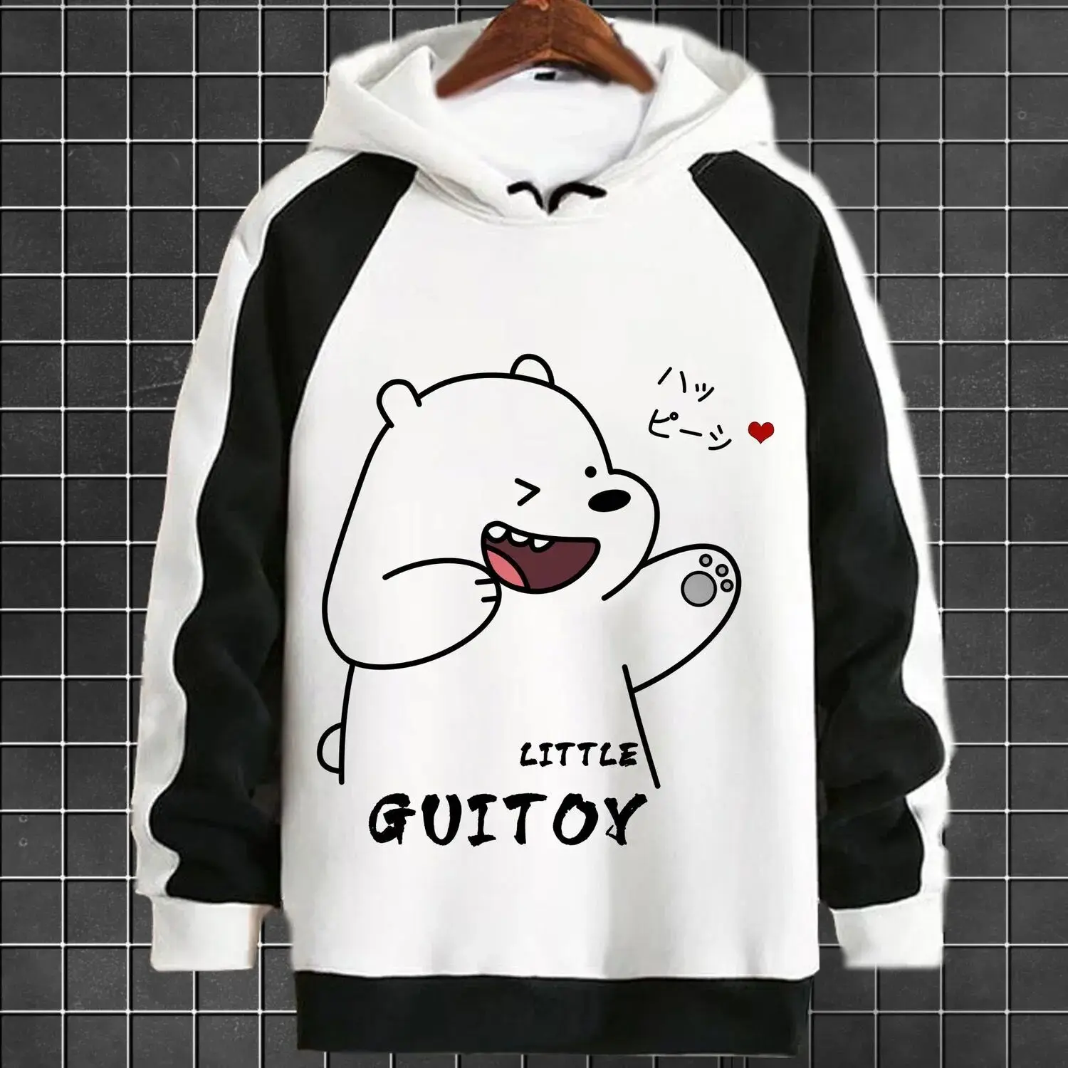 

Hoodies The spring of 2021 the new trend of ins han edition men hooded fleece big yards coat clothing studentsthin coat