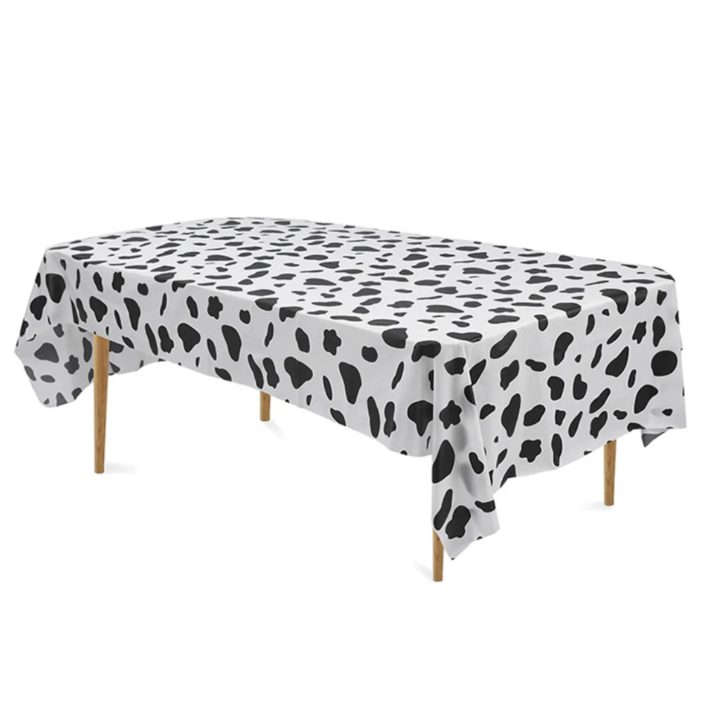 Leopard Print Plastic Tablecover 137 x 274cm Printed Animal Party Tableware 